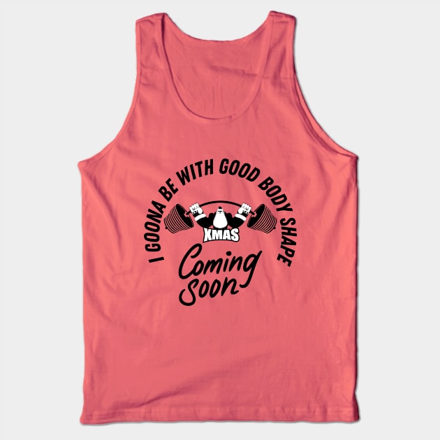 Santa lifts weights -  xmas Coming soon Tank Top by O.M design